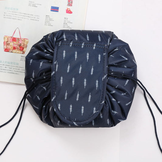makeup bag blue navy